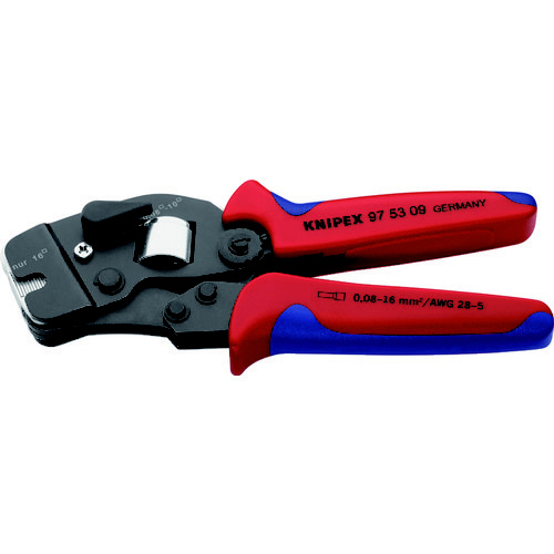 KNIPEX ワイヤーエンドスリーブ圧着ペンチ 9753－09｜カウネット