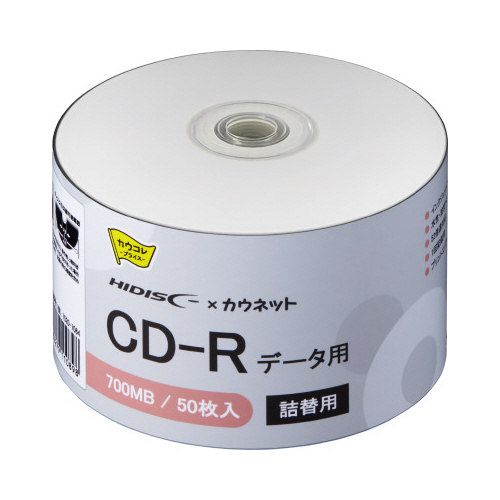 磁気研究所 カウネット×ＨＩＤＩＳＣ ＣＤ－Ｒ（データ用）印刷対応 詰