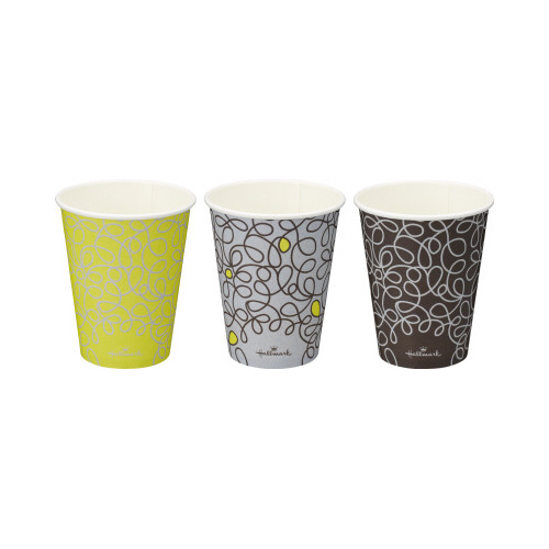 まとめ）サンナップ 厚紙カップ ホワイト 280mL 50個入〔×50セット