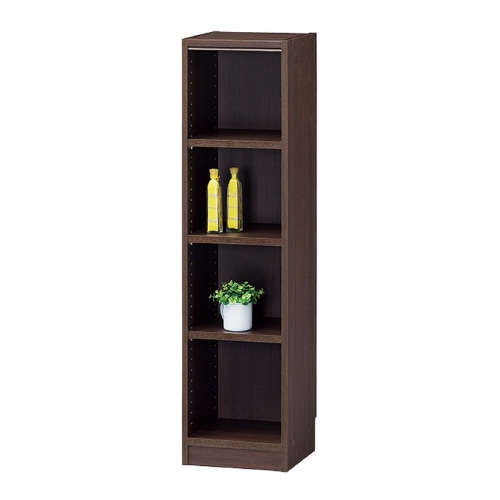 木製オープンラックTNL ダークオーク