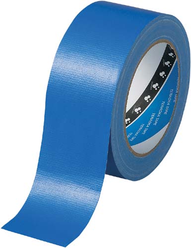寺岡製作所 カラー布テープ Ｎｏ．１５３５ 青 幅５０ｍｍ×２５ｍ １箱