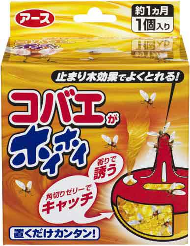 ホイホイ コバエ が ﾁｮｳﾊﾞｴに効くコバエホイホイみたいな置いておくといつの間にか入っている…という商品は何かないでしょうか？