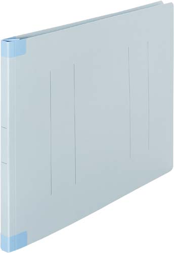 カウネット フラットファイル背補強タイプ Ｂ４横 ブルー１００冊 業務