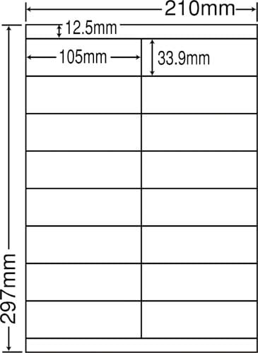 期間限定お試し価格 (業務用3セット) 500枚 東洋印刷 ナナワードラベル