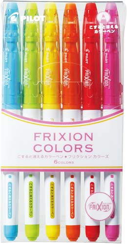 フリクションカラーズ　サインペン　６色セット　ＳＦＣ－６０Ｍ－６Ｃ