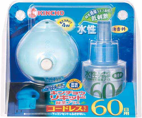 金鳥 水性キンチョウリキッド60日無香料コードレス4個 カウネット 金鳥 水性キンチョウリキッド60日無香料コードレス4個 カウネット