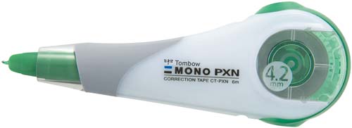 トンボ鉛筆 修正テープモノPXN本体 幅4．2mm 緑 6m
