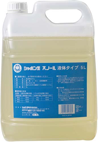 シャボン玉石けん シャボン玉スノール液体タイプ ５Ｌ｜カウネット