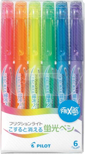 パイロット フリクションライト 蛍光ペン ６色セット ｓｆｌ ６０ｓｌ ６ｃ カウネット
