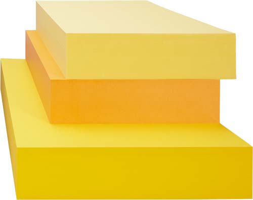 カラー用紙（厚口）厚口９０ｇ　Ｂ４　ポップ黄　１箱