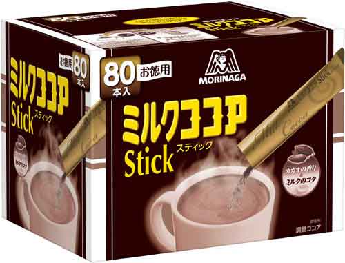森永製菓 森永 ミルクココア スティック 80本 カウネット 森永製菓 森永 ミルクココア スティック 80本 カウネット