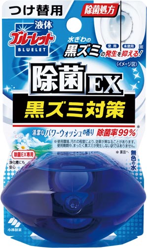 小林製薬 液体ブルーレットおくだけ除菌ｅｘ トイレタンク芳香洗浄剤 パワーウォッシュの香り 詰め替え用 ７０ｍｌ カウネット