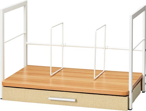 カウネット ｐｃ デバイス収納付ブックスタンド 薄茶 ３台 業務用 カウネット