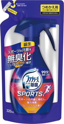 ｐ ｇ ファブリーズスポーツ ｆライム 詰替３２０ｍｌ ５ カウネット