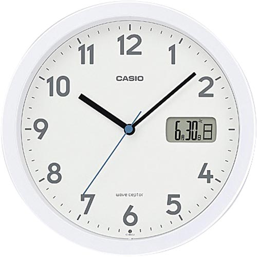 カシオ 秒針停止機能付き電波掛置時計ｉｃ ８６０ｊ ７ｊｆ カウネット