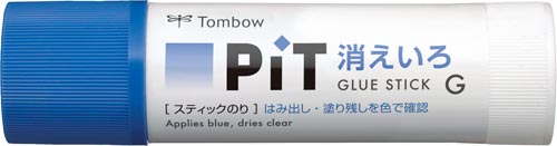 トンボ鉛筆 スティックのり消えいろピットＧ　約４０ｇ　１箱（２０本入）　ＰＴ－ＧＣ×２０ 【5061-9160】