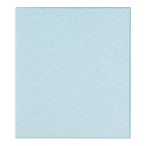 デザインフィル カラー色紙 二つ折り 花柄 ブルー カウネット