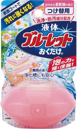 小林製薬 液体ブルーレットおくだけ詰替柔軟剤の香り７０ｍｌ カウネット