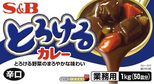 エスビー食品 業務用とろけるカレー辛口 １ｋｇ ２０個 カウネット