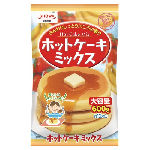 昭和産業 ホットケーキミックス大容量 ６００ｇ ２０個 カウネット