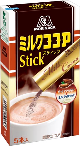 森永製菓 ミルクココアスティック ココア ５本入×１８｜カウネット