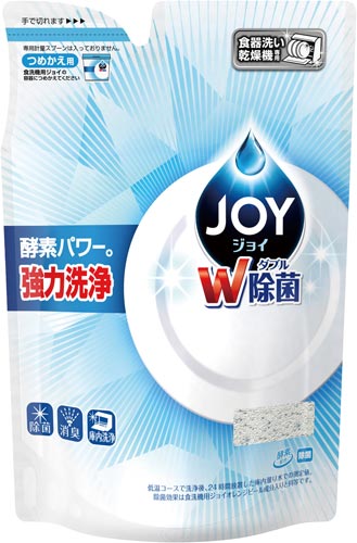 Ｐ＆Ｇ 食洗機用ジョイ 除菌 詰替用 ４９０ｇ １箱（１６パック入