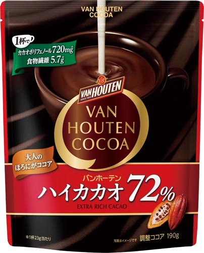 片岡物産 バンホーテン ハイカカオ７２ １９０ｇ カウネット