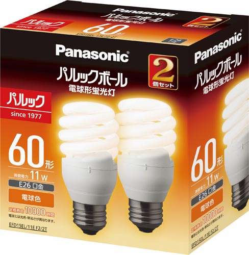 パナソニック パルックボール d15形 e26 電球色 2個入 efd15el11ef22t カウネット パナソニック パルックボール d15形 e26 電球色 2個入 efd15el11ef22t カウネット