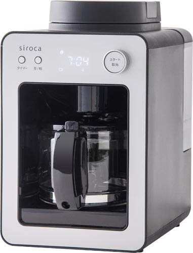 シロカ 全自動コーヒーメーカーカフェばこＳＣ－Ａ３５１ コーヒー