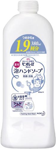 花王 ビオレu 泡ハンドソープ 詰替380ml 企画品 カウネット 花王 ビオレu 泡ハンドソープ 詰替380ml 企画品 カウネット