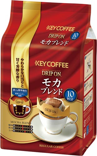 キーコーヒー ドリップオン モカブレンド １０杯分 ６ 業務用 カウネット