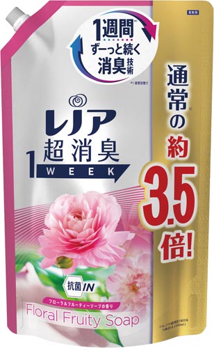 ｐ ｇ レノア超消臭１ｗｅｅｋ フローラルフルーティソープ 詰替 １３９０ｍｌ カウネット