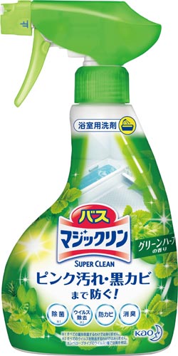 花王 バスマジックリン スーパークリーン グリーンハーブ本体380ml カウネット 花王 バスマジックリン スーパークリーン グリーンハーブ本体380ml カウネット