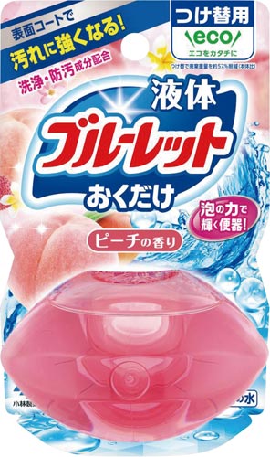 小林製薬 液体ブルーレットおくだけ　ピーチ　替え　７０ｍｌ　５個 【4184-5400】