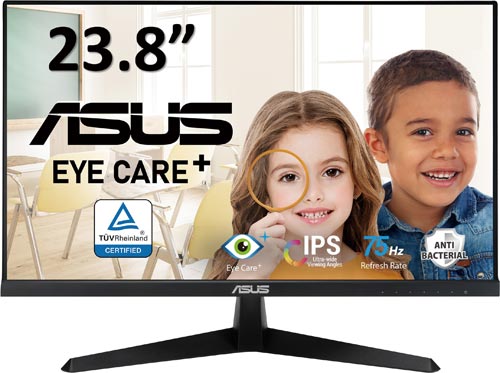 ＡＳＵＳ ２３．８型ＩＰＳパネル搭載液晶モニター 幅５４１×奥行