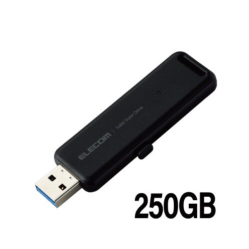 SSD 外付け ポータブル スライド式 小型 USB3.2(Gen2)