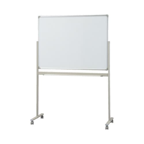 PFホワイトボード 脚付き 板面:スチール 片面・両面 幅1200・1800mm【組立サービス付き】
