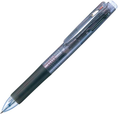 多色ボールペン　サラサ３　０．５ｍｍ　黒軸　Ｊ３Ｊ２－ＢＫ