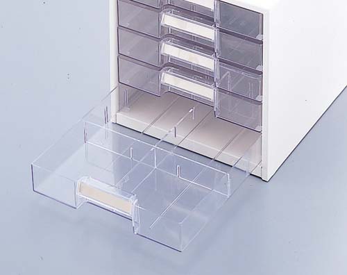 レターケース透明プラスチック　Ａ４　ヨコ仕切板　ＳＫＤ－ＡＷ２