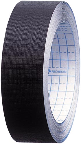 ニチバン 再生紙製本テープ ２５ｍｍ×１０ｍ 黒 ５巻 ＢＫ－２５６×５ 