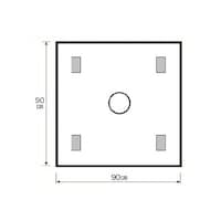ステリ・ドレープ(TM) スペシャルティ・ドレープ 外科用リングドレープ(リング内径12cm) 1箱(10枚入) 1073 医療材料 術式対応ドレープ 1箱(10枚)