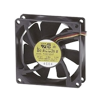 軸流ファン 電源電圧:12 V dc DC 80 x 80 x 25.5mm PUDC12D4 PUDC12D4 1個