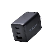 充電器 Type−C 高速充電 PD 67W / PPS対応 3ポート(C×2/A×1)ブラック