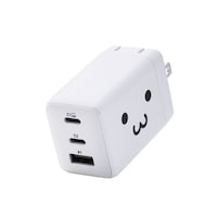 充電器 Type−C 高速充電 PD 67W / PPS対応 3ポート (C×2/A×1) 白×黒