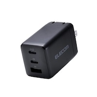 充電器 Type−C 高速充電  PD 67W / PPS対応 3ポート (C×2/A×1) ブラック