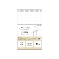 オープンリングノートリーフ メモL ドット方眼