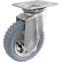シシク 空気入車輪付キャスター 自在 153mm