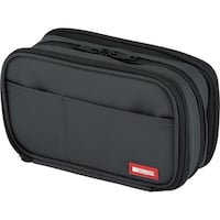 LIHIT ペンケース(ブックタイプ)トリプル 黒