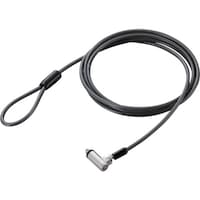 ELECOM セキュリティワイヤー シリンダー錠 シリンダーサイズ直径11mm