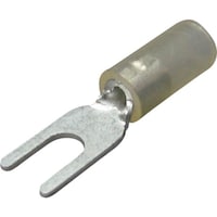 ニチフ 絶縁被覆付圧着端子(Y形) 先開形 絶縁筒部ストレートタイプ(100PCS)